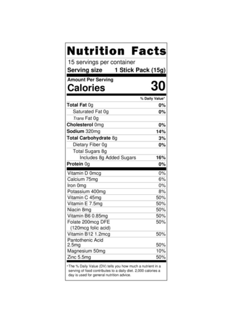 All-Purpose Electrolyte Drink Mix